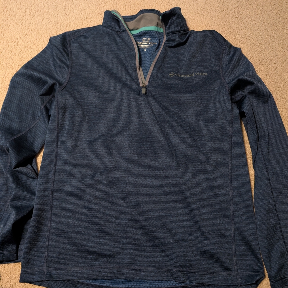 Vineyard Vines Dark Blue Half-Zip Sweater